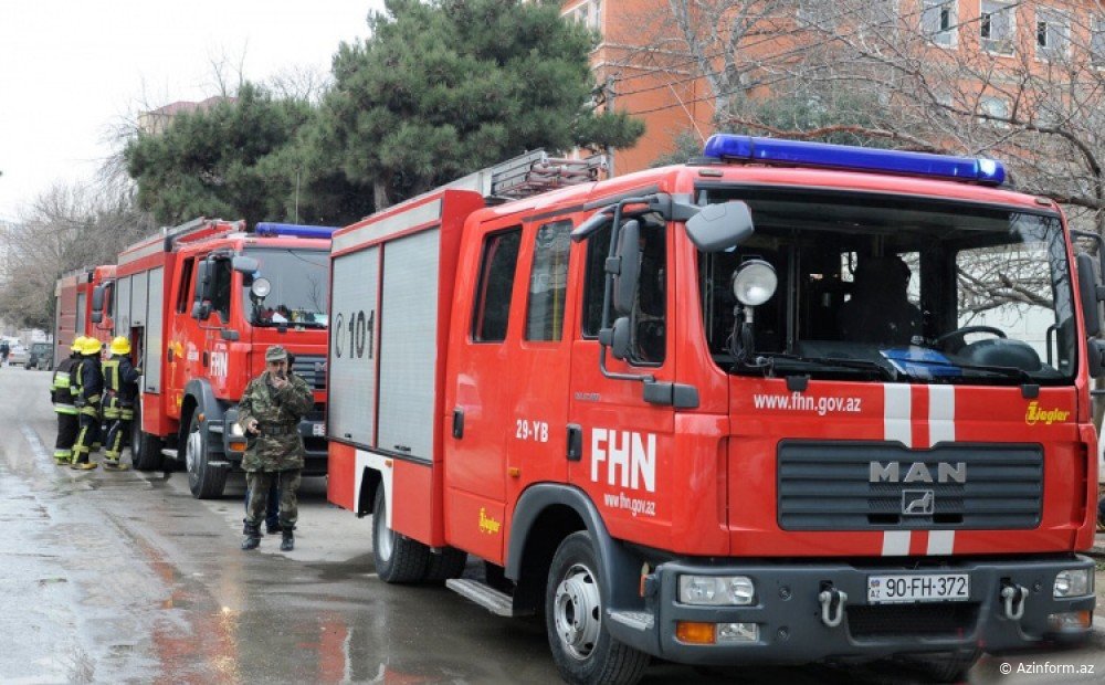 Bakıda partlayış oldu - FOTO