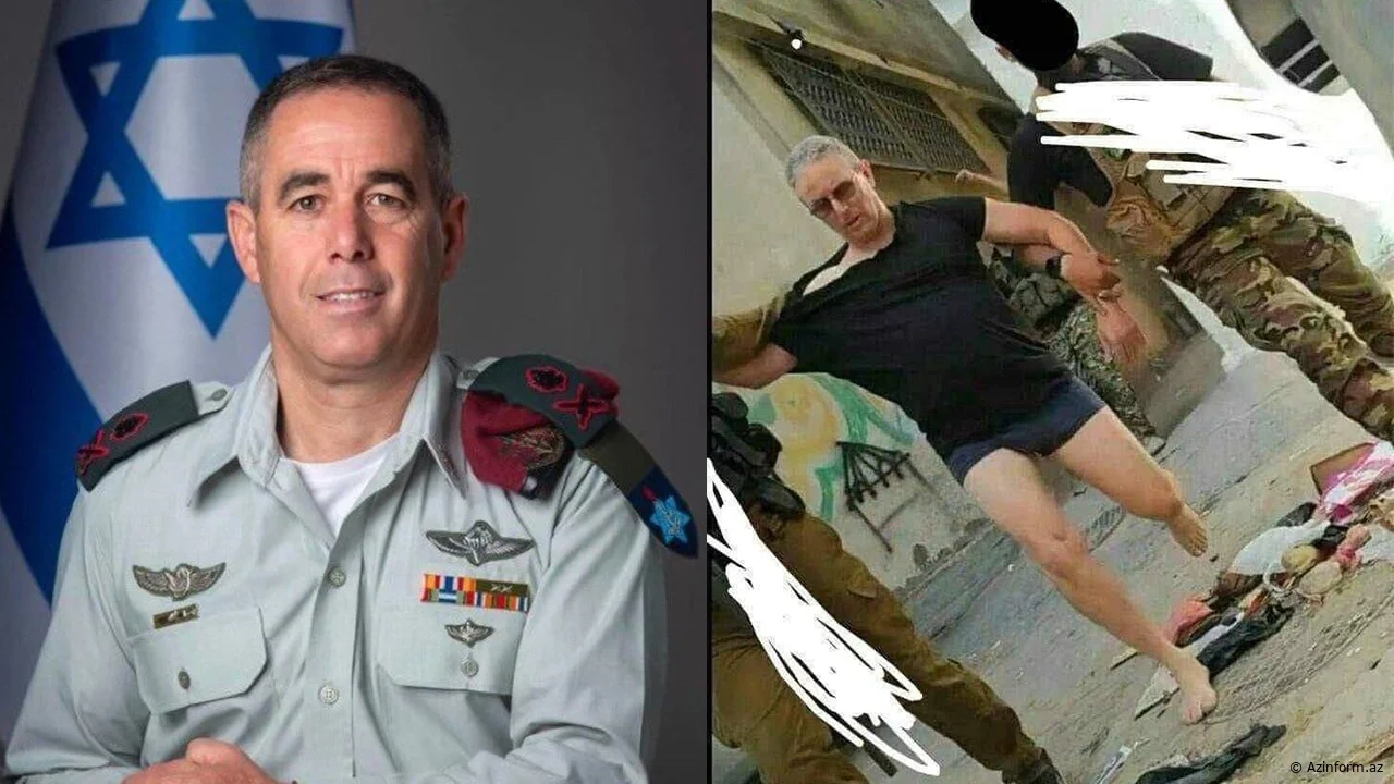 İsrailli general alt paltarında ƏSİR GÖTÜRÜLDÜ - FOTO